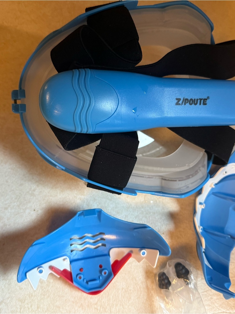 KIDS FULL FACE SNORKEL AND GOGGLE MASK